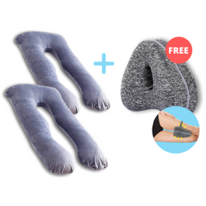 Buy 2 U-Dream™️ Maternity Pillow + FREE U-Shape Leg Pillow Promo Deal